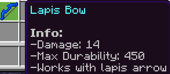 Lapis Bow Info