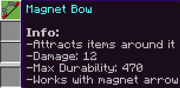 Magnet Bow Info