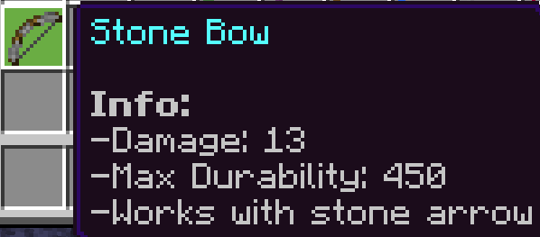 Stone Bow Info