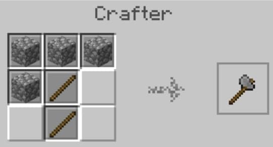 Stone Hammer Recipe