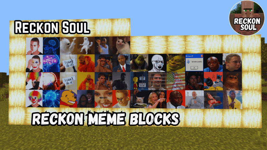 Thumbnail: Reckon Meme Blocks 1.21+ Compatible