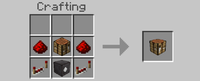 Crafting Table Safe Recipe