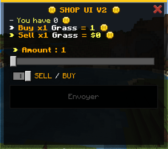 Shop UI: Screenshot 5
