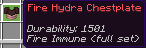Fire Hydra Chestplate