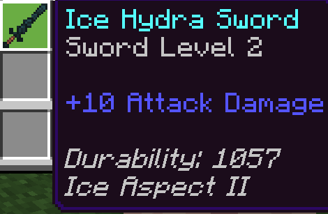 Ice Hydra Sword Level 2