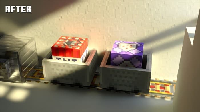 Command Block and TNT Minecart: After