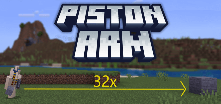 Thumbnail: Piston Arm - Build up to 32 blocks away!