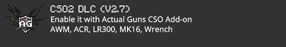 CSO2 DLC (V2.7)