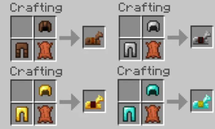 Horse Armors Recipes