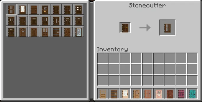 Complement Doors Recipes