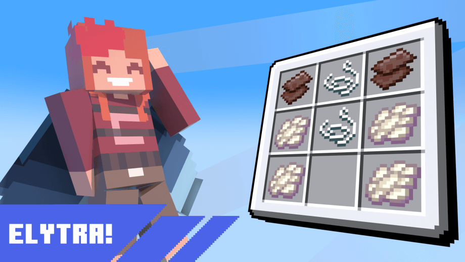 Thumbnail: Crafting Elytra 1.21