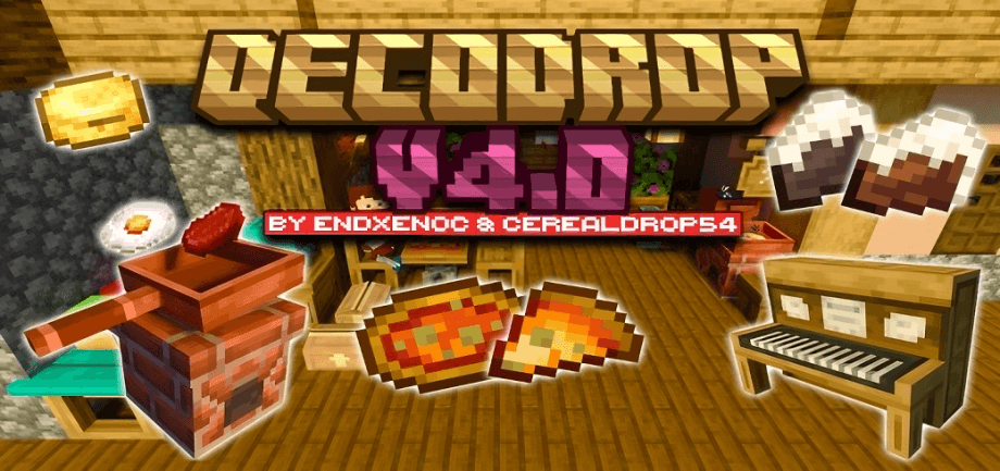 Thumbnail: DecoDrop Addon V4.0 for Minecraft PE 1.21