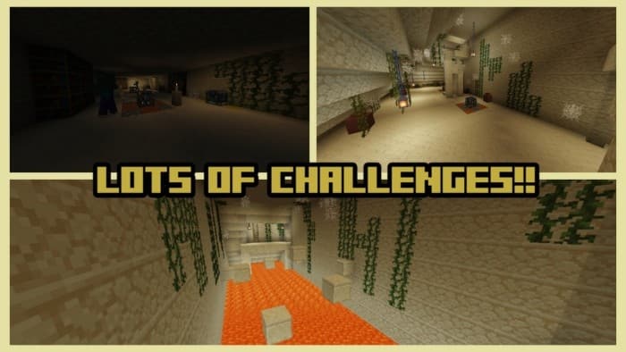 Desert Temple: Lots of challenges!