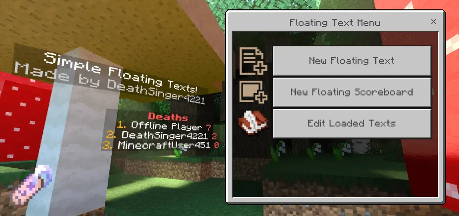 Thumbnail: Floating Texts