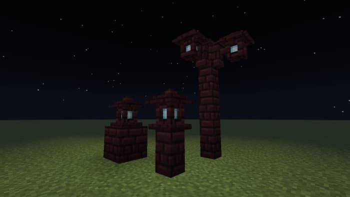 Nether Bricks Soul Lanterns