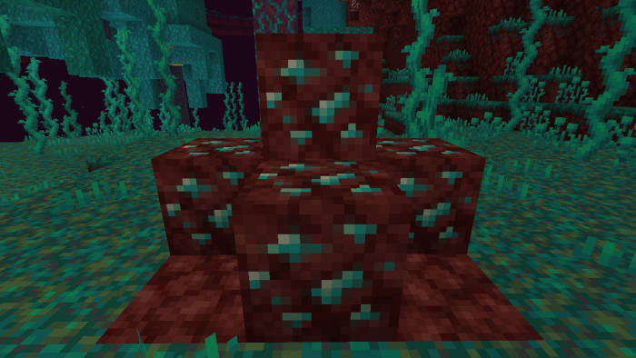 Netherrack Diamond Ore