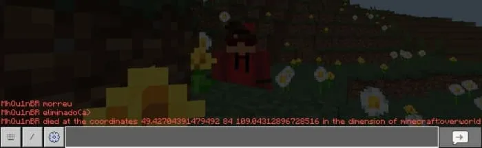 Death message