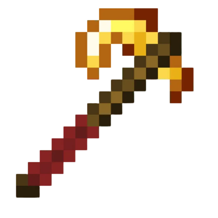 Golden Celtic Axe