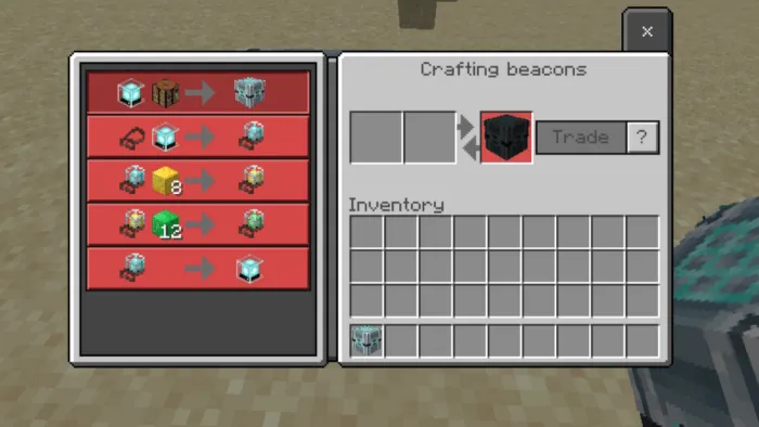 Beacon Table: Screenshot 1