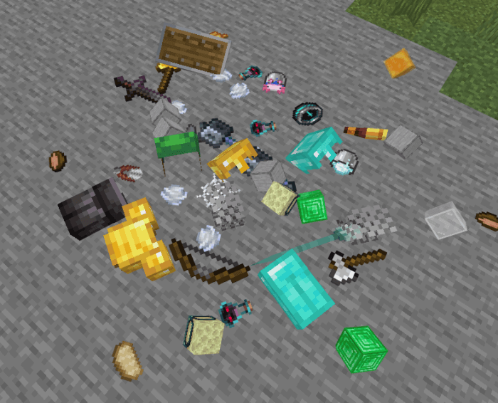 Items on the ground: Screenshot