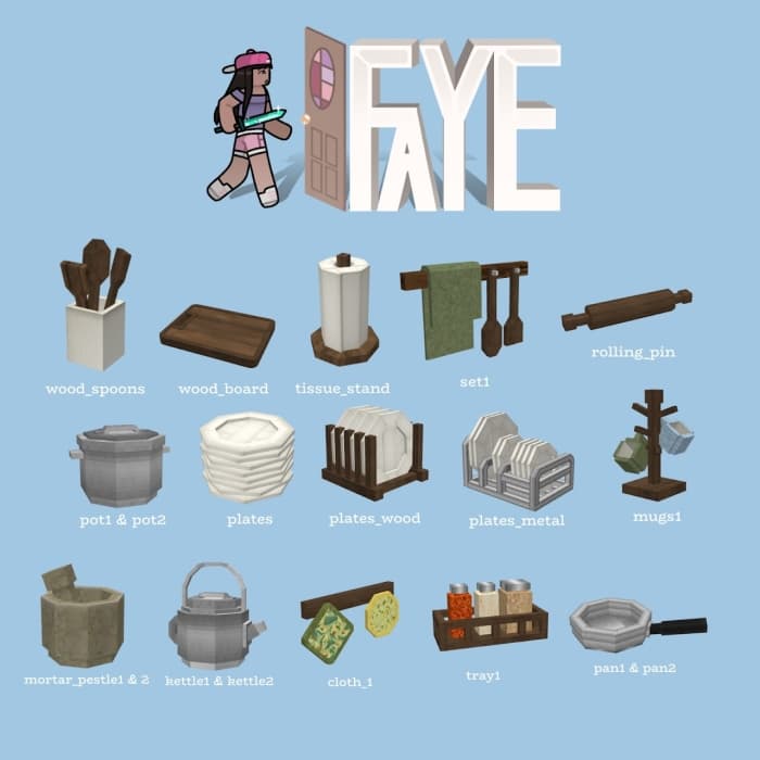 The FAYE Kitchen Clutter Set Catalog