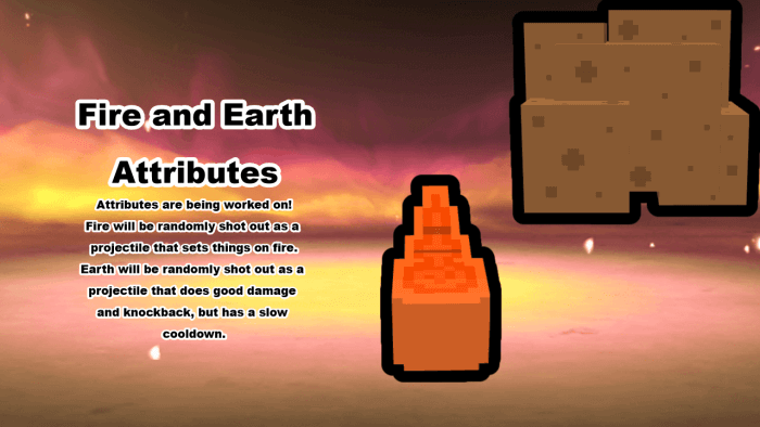 Fire and Earth Attributes