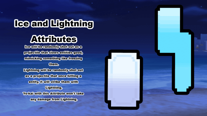 Ice and Lightning Attributes