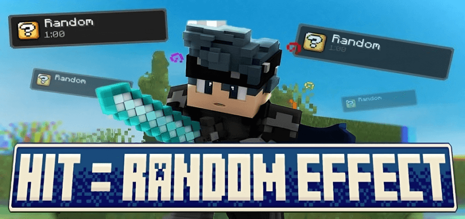 Thumbnail: Minecraft But Every Hit You Get A Random Effect Addon