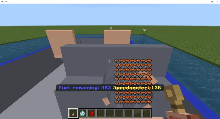 Boat Fuel Display: Screenshot