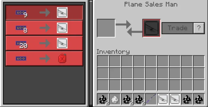 Plane Sales Man Trades