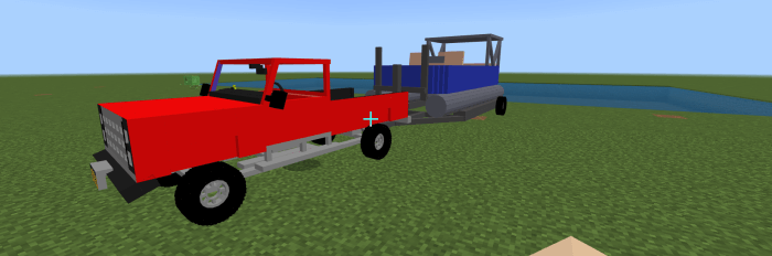 Truck and Trailor for Pontoon Boat: Screenshot