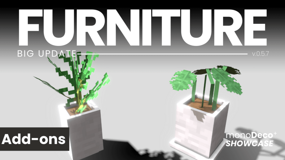 Thumbnail: monoDeco Plus Furniture | 900+ Blocks | v0.5.7