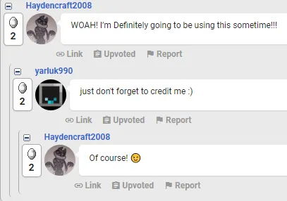 Permission from yarluk990 to Haydencraft2008