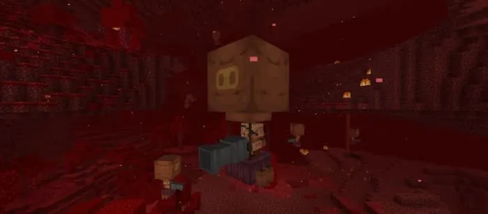 Piglins in Balloons: Screenshot 1