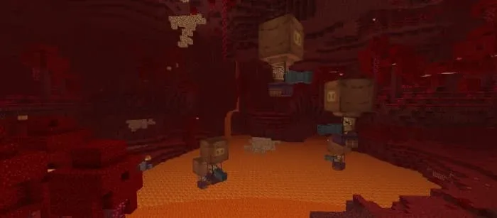 Piglins in Balloons: Screenshot 2