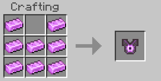 Enderian Chestplate Recipe