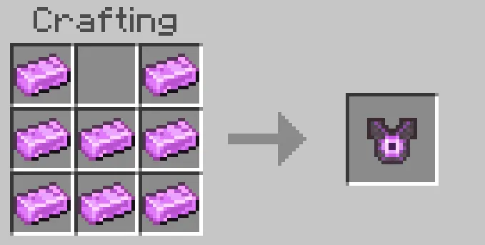 Enderian Chestplate Recipe