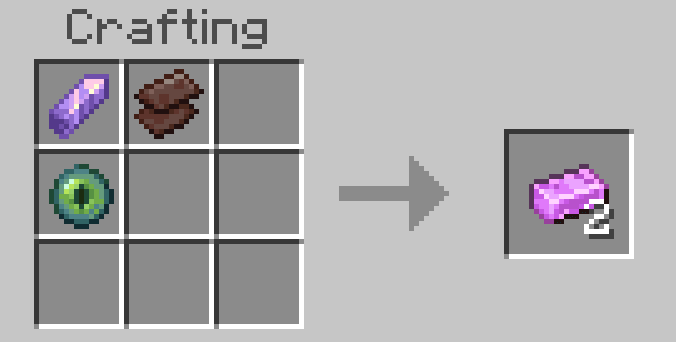 Enderian Ingots Recipe