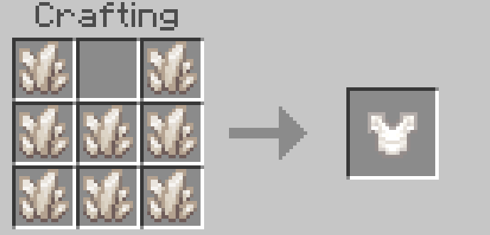 Quartz Chestplate Recipe