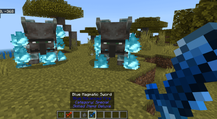 Blue Magmatic Sword: Screenshot