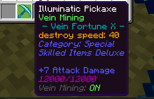 Illuminatic Pickaxe