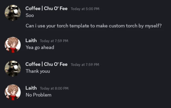 Permission from Laith