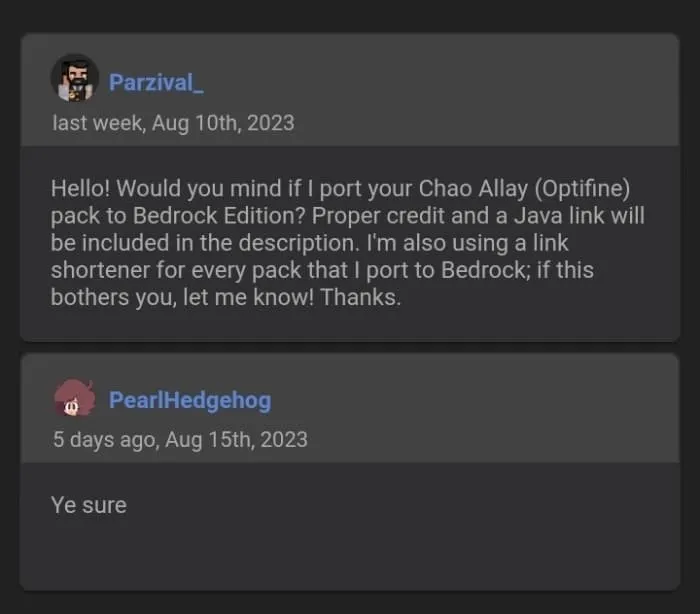 PearlHedgehog's Permission for Parzival_