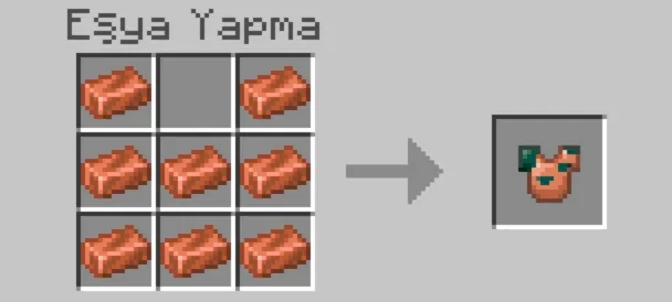 Copper Chestplate Recipe