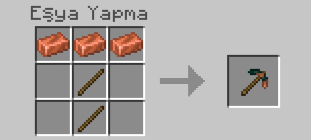 Copper Pickaxe Recipe