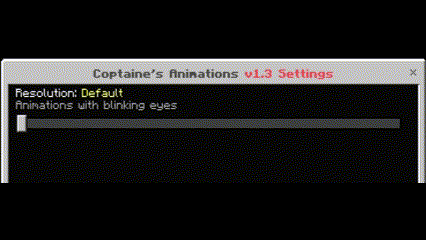 Coptaine's Animation Settings