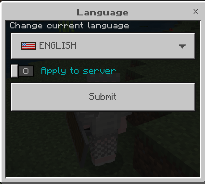 Language Menu