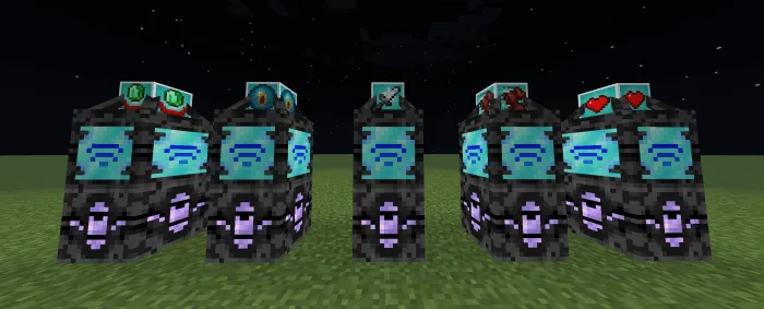 Effect Pillars with Beacons: Screenshot