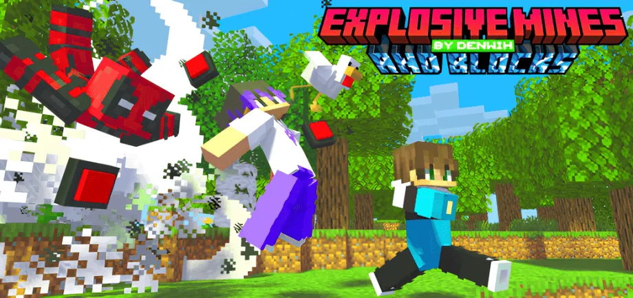 Thumbnail: 𝗘𝘅𝗽𝗹𝗼𝘀𝗶𝘃𝗲 𝗠𝗶𝗻𝗲𝘀 𝗔𝗻𝗱 𝗕𝗹𝗼𝗰𝗸𝘀 1.21 [Compatible with Any Add-on]