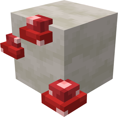 Red Lateral Mushroom Block Mushroom